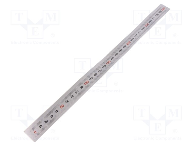 Ruler; figures horizontally arranged,self-adhesive; W: 11mm