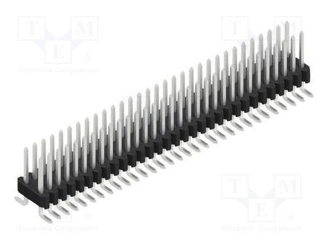 Connector: pin strips; pin header; male; PIN: 62; 1.27mm; SMT; 2x31
