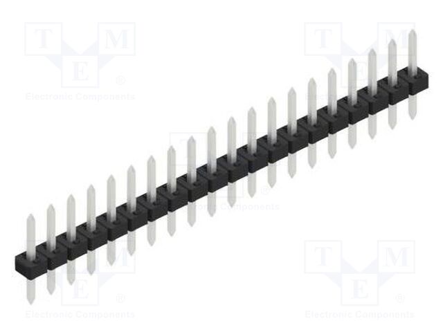 Connector: pin strips; pin header; male; PIN: 20; 2mm; THT; 1x20