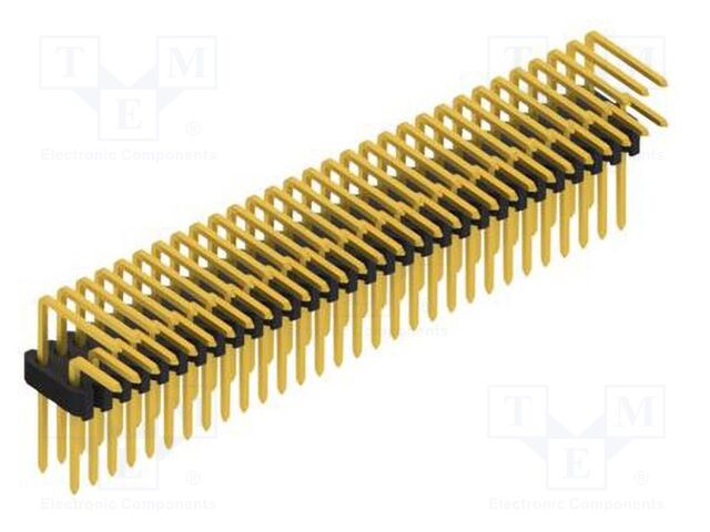 Connector: pin strips; pin header; male; PIN: 60; 1.27mm; THT; 2x30