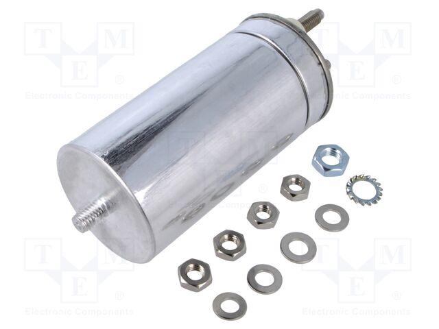 Capacitor: polypropylene; 100uF; Leads: M10 screw; ESR: 2.7mΩ; C44P