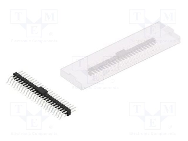 Connector: pin strips; pin header; male; PIN: 48; 2.54mm; SMT; 2x24