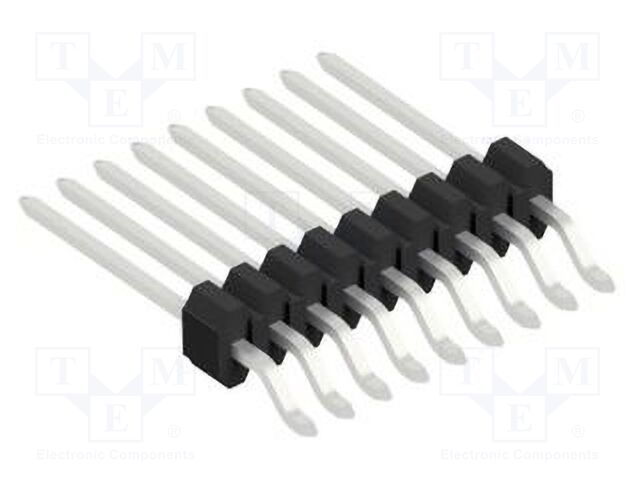 Connector: pin strips; pin header; male; PIN: 9; 1.27mm; SMT; 1x9