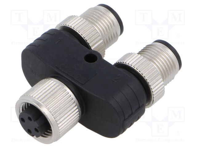 M12 adapter FY-M12D-04F-M12D-04M-T-0100