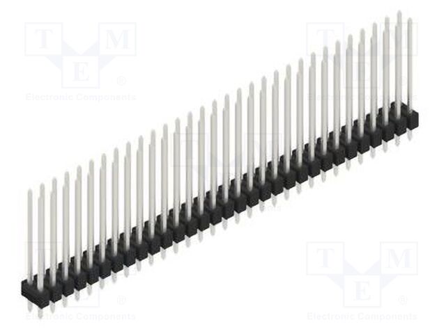 Connector: pin strips; pin header; male; PIN: 62; 2.54mm; THT; 2x31