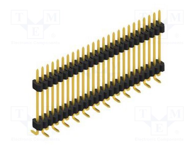 Connector: pin strips; pin header; male; PIN: 25; 1.27mm; SMT; 1x25