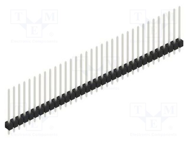 Connector: pin strips; pin header; male; PIN: 34; 2.54mm; THT; 1x34