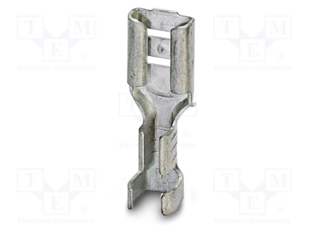 Non-insulated; Body: silver; Tip: flat