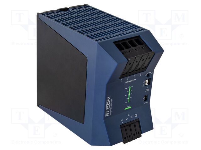 Power supply: switching; for DIN rail; 960W; 24VDC; 40A; IP20; 96%