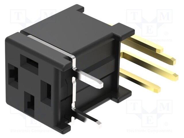 Socket; Leads: angled; 8.9x11.7x8.9mm