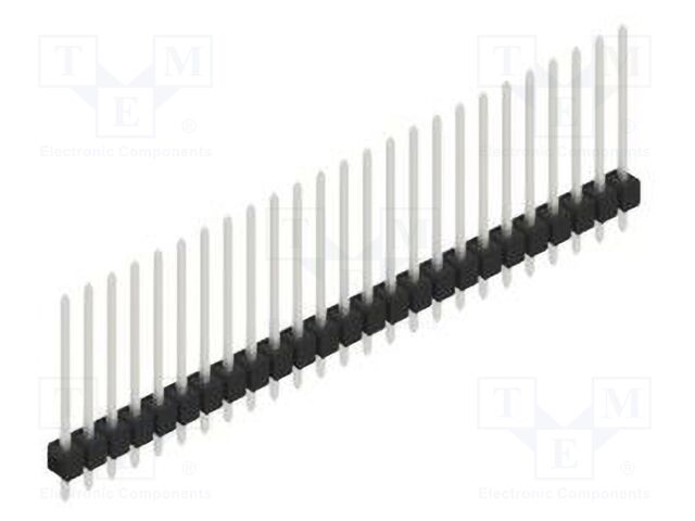 Connector: pin strips; pin header; male; PIN: 25; 2.54mm; THT; 1x25