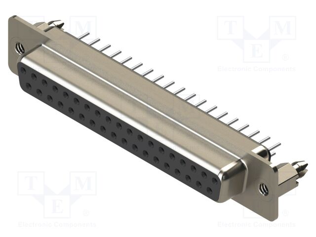 Connector: D-Sub; PIN: 37; socket; female; straight; THT; MHDD