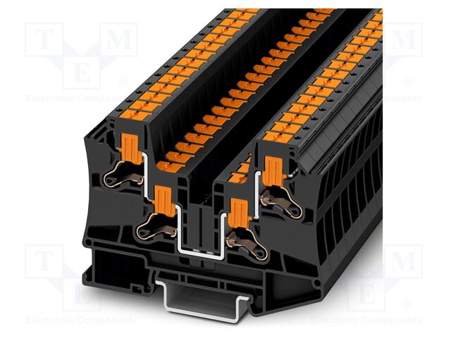 Splice terminal: rail; PTV; 41A; 1kV; push-in; L: 57.6mm; 0.5÷10mm2