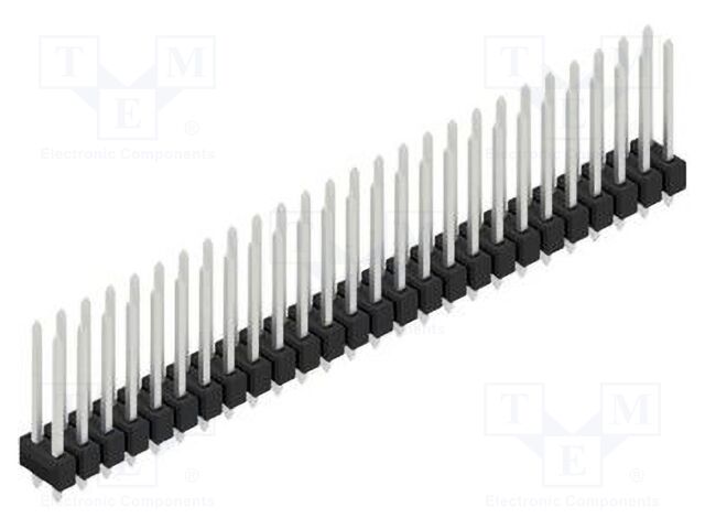 Connector: pin strips; pin header; male; PIN: 52; 2.54mm; THT; 2x26