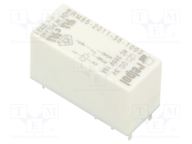 Relay: electromagnetic; SPDT; Ucoil: 3VDC; Icontacts max: 16A; RM85