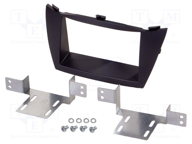 Radio frame; Hyundai; 2 DIN; black