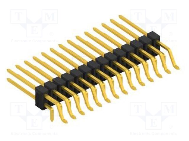 Connector: pin strips; pin header; male; PIN: 28; 2.54mm; SMT,THT