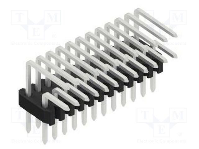 Connector: pin strips; pin header; male; PIN: 24; 1.27mm; THT; 2x12