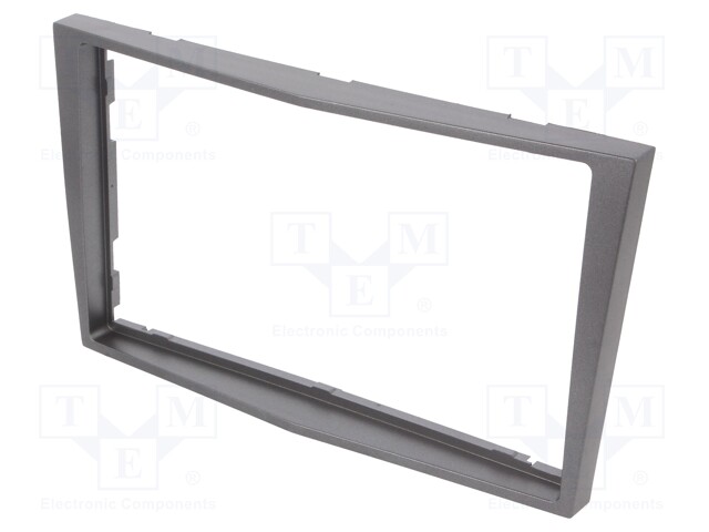 Radio mounting frame; Opel; 2 DIN; anthracite