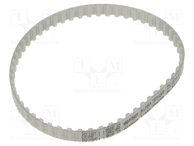 Timing belt; T5; W: 6mm; H: 2.2mm; Lw: 270mm; Tooth height: 1.2mm