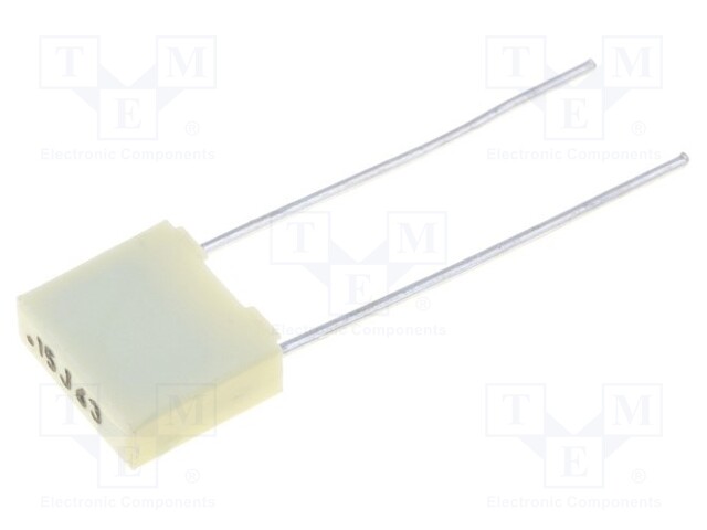 Capacitor: polyester; 150nF; 40VAC; 63VDC; Pitch: 5mm; ±5%