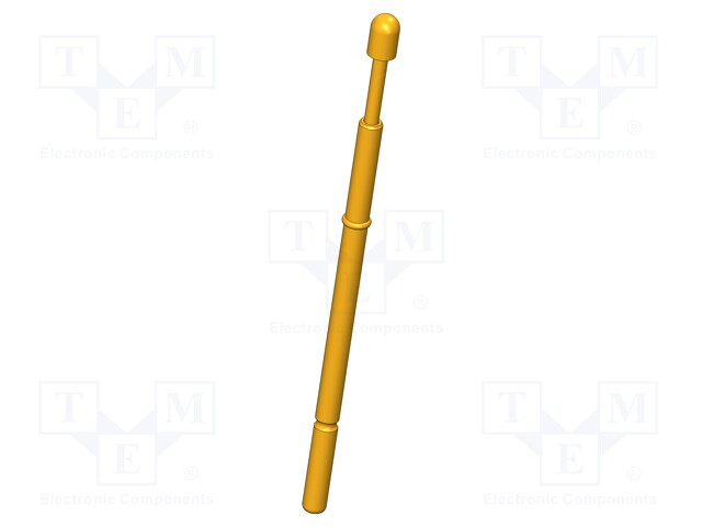 Test needle; Operational spring compression: 4mm; 8A; Ø: 2mm; 5N