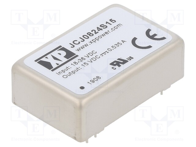 Converter: DC/DC; 8W; 15VDC; OUT: 1