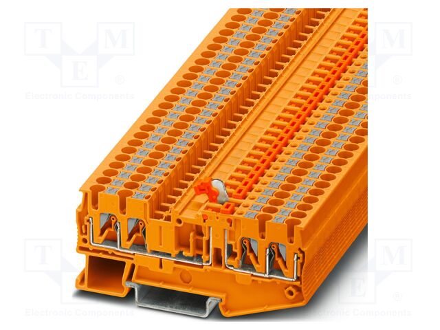 Splice terminal: rail; 20A; 400V; push-in; PA; 0.14÷4mm2; ways: 1
