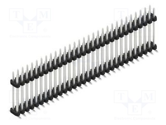 Connector: pin strips; pin header; male; PIN: 60; 2mm; SMT; 2x30