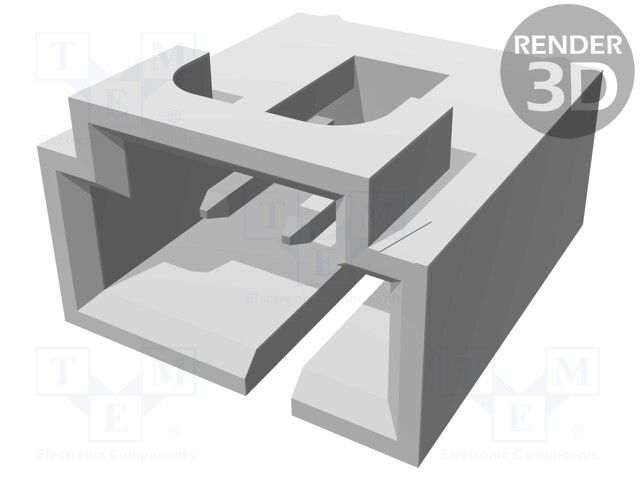 Socket; wire-board; male; SL; 2.54mm; PIN: 3; THT; gold-plated