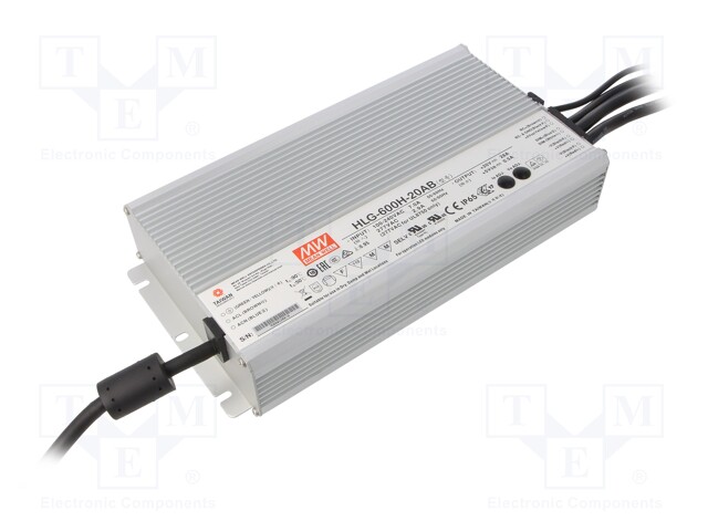 Power supply: switched-mode; LED; 560W; 20VDC; 17÷21VDC; 14÷28A