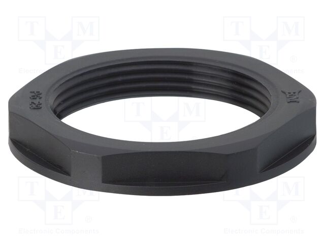 Nut; polyamide; black