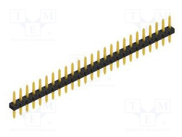 Connector: pin strips; pin header; male; PIN: 25; 2mm; THT; 1x25
