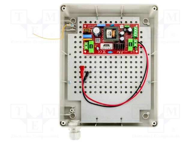 Power supply; IP56; 190÷260VAC; CCTV; PCB,plastic; AUPS; 12VDC