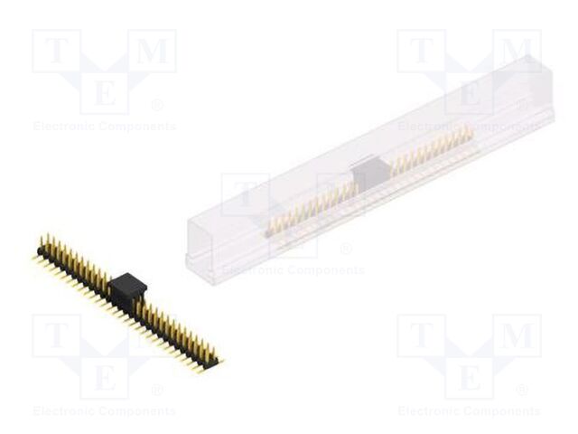 Connector: pin strips; pin header; male; PIN: 60; 2mm; SMT; 2x30