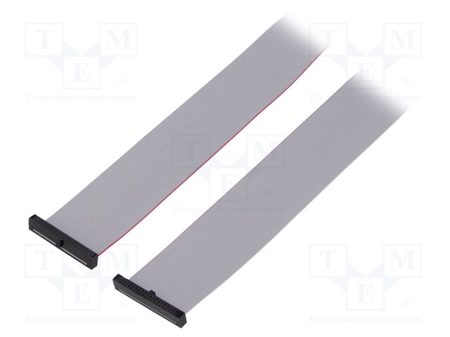 Ribbon cable with IDC connectors; Tape ph: 0.64mm; 1016mm