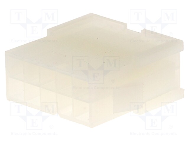 Plug; wire-board; male; MF42; 4.2mm; PIN: 10; Locking: latch