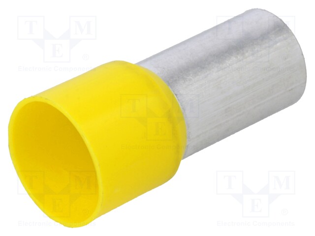 Bootlace ferrule; insulated; copper; Insulation: polypropylene