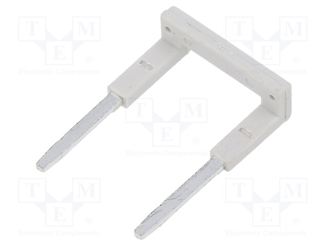 Connection bridge; 10A; 250VAC; Colour: grey