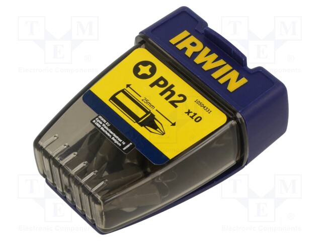 Screwdriver bit; Phillips; PH2; Overall len: 25mm; 10pcs.