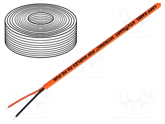Wire: polimer optical fiber; Kind: HITRONIC® POF; Øcable: 6mm