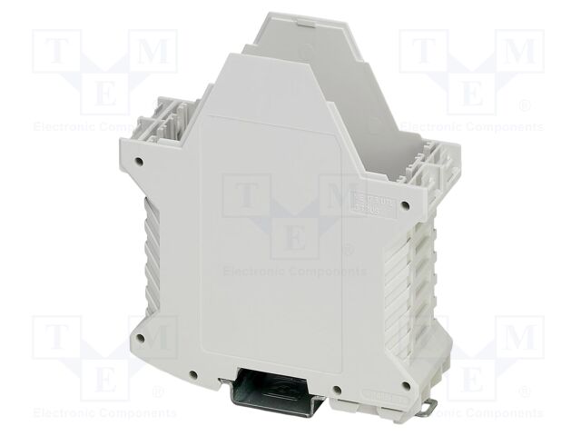 Enclosure base; with terminals; grey; UL94V-0; ME 35; X: 107.3mm
