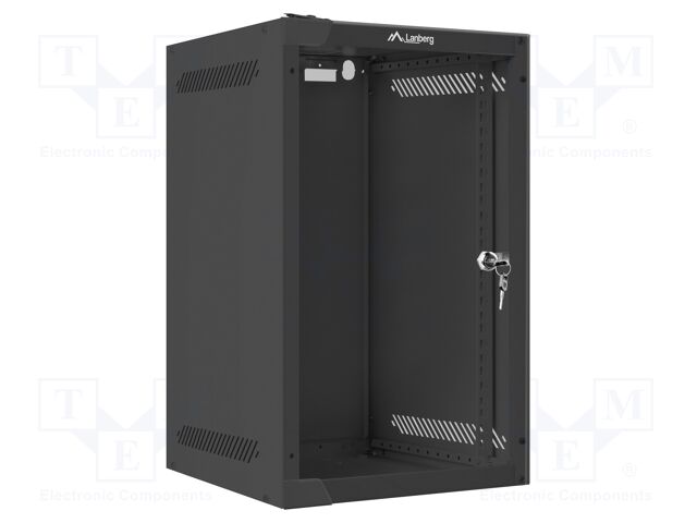 Enclosure: rack cabinet; Standard: 10"; 9U; black; Z: 310mm; X: 280mm
