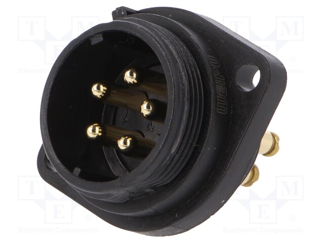 Socket; male; SP21; PIN: 5; IP68; screw terminal; 500V; 4mm2; 30A