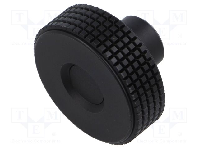 Knob; Ø: 50mm; Int.thread: M10; 18mm; H: 33mm; technopolymer (PP)