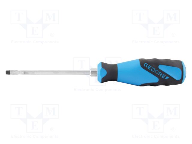 Screwdriver: standard; slot; 3.5x0.6mm; Blade length: 75mm