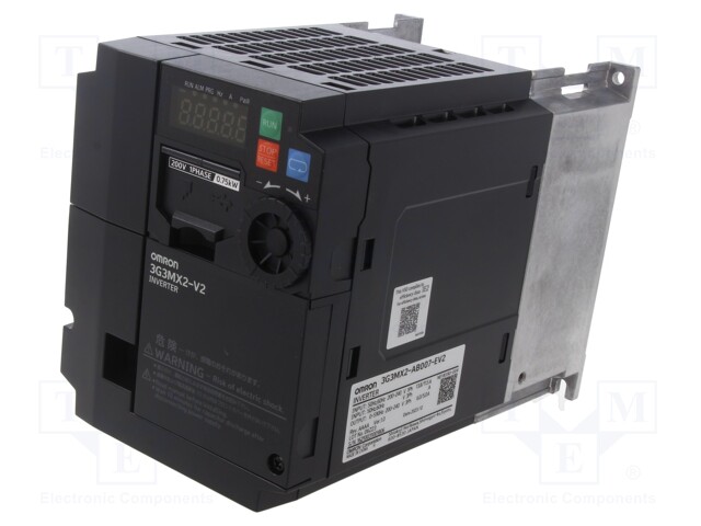 Vector inverter; Max motor power: 0.75/1.1kW; 200÷240VAC; IN: 10