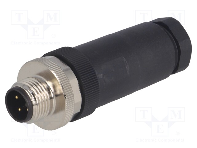 Plug; M12; PIN: 3; male; A code-DeviceNet / CANopen; for cable