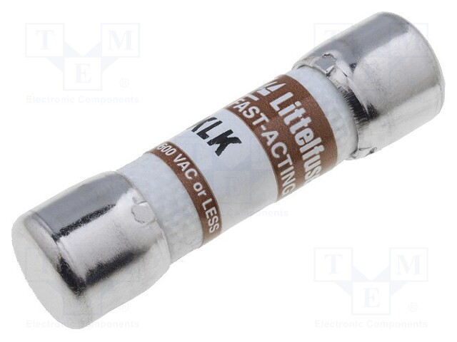 Fuse: fuse; quick blow; 5A; 600VAC; 10,3x38mm