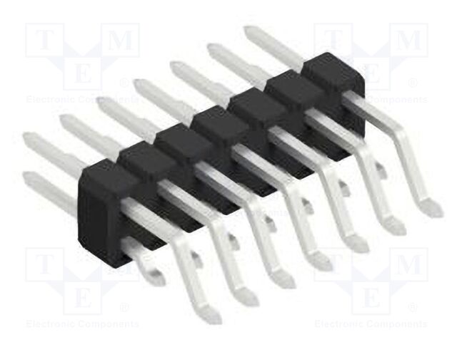 Connector: pin strips; pin header; male; PIN: 14; 2.54mm; SMT; 2x7